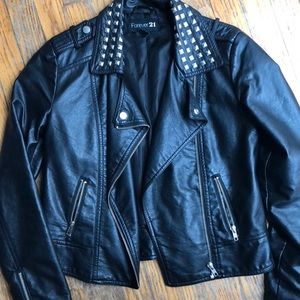 Black pleather jacket
